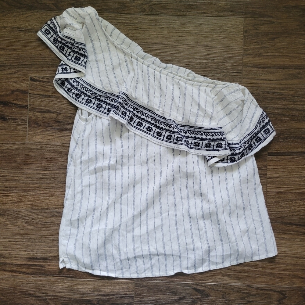 NWT Abercrombie & Fitch Womens‎ White Off The Shoulder Top XS